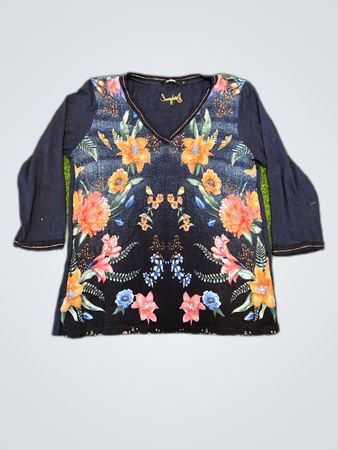 Desigual Printed Floral Blouse