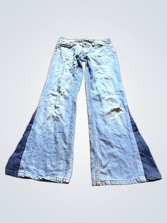 Only Jeans Two-Tone Flared Denim Jeans