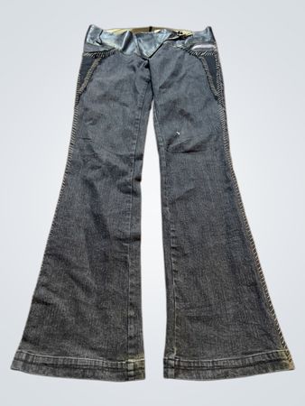 Gray Flare Jeans