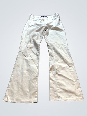 White Flare Leg Jeans
