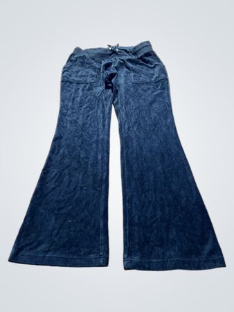 Juicy Couture Black Velour Track Pants