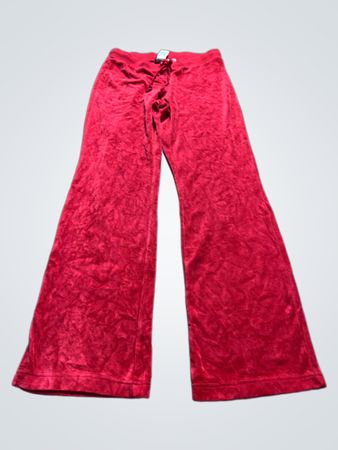 Juicy Couture Red Velour Pants