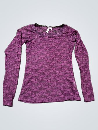 Mudd Long Sleeve Lace Top