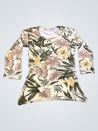 Jacqueline Riu Floral Long Sleeve Top