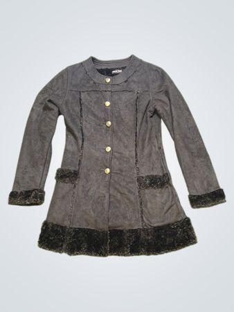 derek heart Gray Faux Fur Jacket
