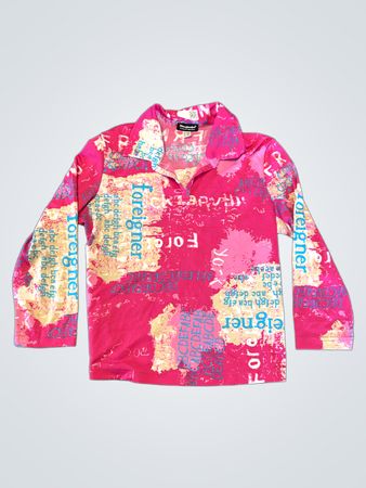 Woodpecker Long-Sleeve Graphic Print Shirt
