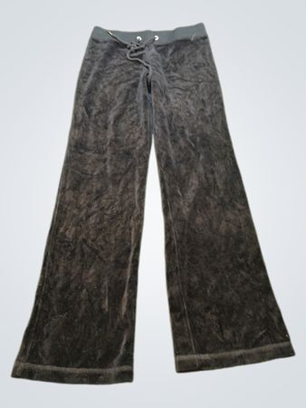 Juicy Couture Black Velour Track Pants