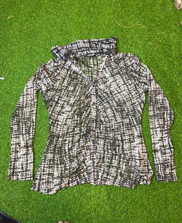 Nutmeg Women's Long Sleeve Mesh Top