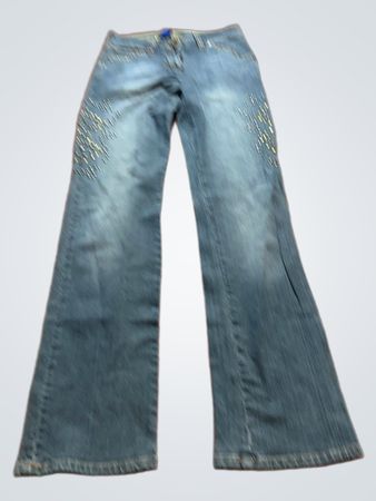 D.M.G Jeans Embellished Denim Pants