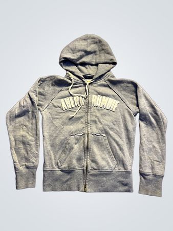 Abercrombie & Fitch Grey Zip-Up Hoodie