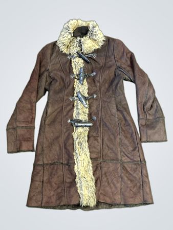 Promod Faux Fur Lined Duffle Coat