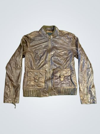 MNG Casual Sportswear Genuine Leather Jacket