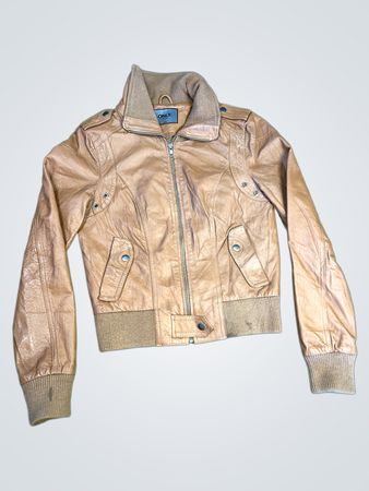 ONLY Limitless Faux Leather Bomber Jacket