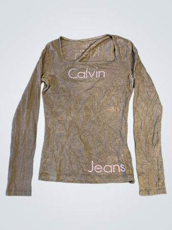Calvin Klein Jeans Haut à Manches Longues