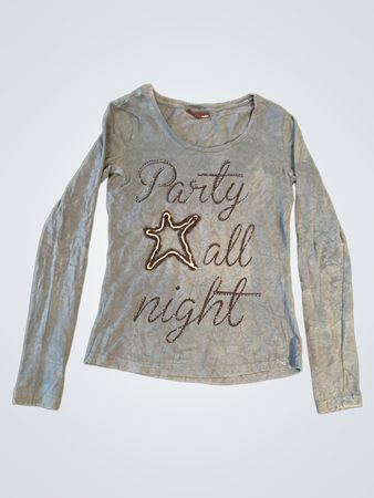 Groovy by jbc Party all night long sleeve shirt