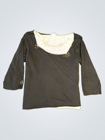 Per Una Black Long-Sleeve Top
