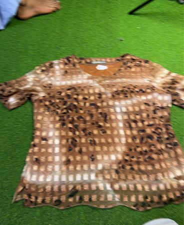 AMLO Brizio 48 braunes Transparent-Top mit Leopardenmuster