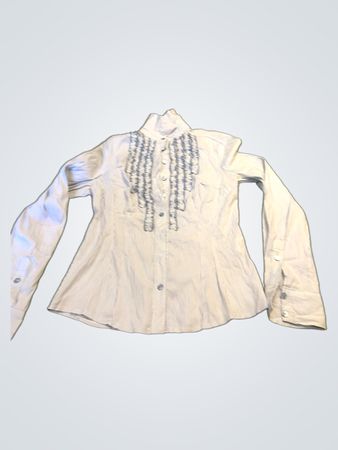 Orsay gestreifte Rüschenbluse