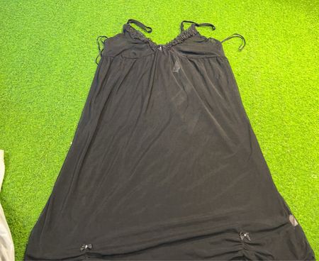 Triumph Black Slip Dress