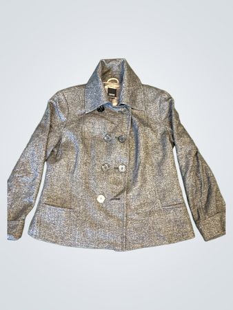 Esprit Collection grauer zweireihiger Blazer