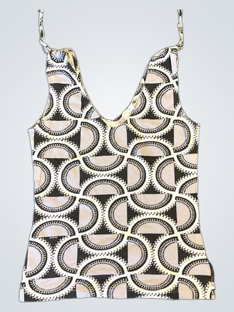 MER DU NORD ärmelloses Tanktop mit geometrischem Print