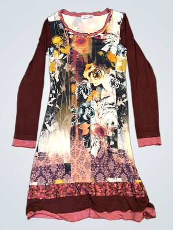 TESINI Kleid mit Blumenmuster
