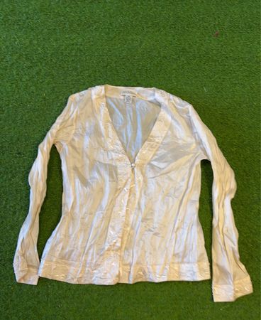 Ann Taylor Petite Seidenbluse
