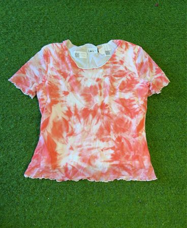 Libra Batik Kurzarm-Top