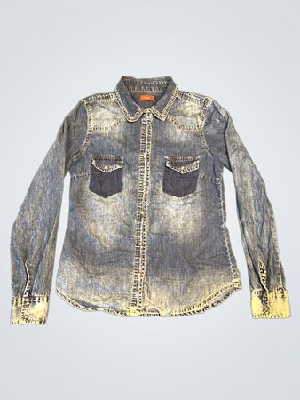 Damen-Jeanshemd