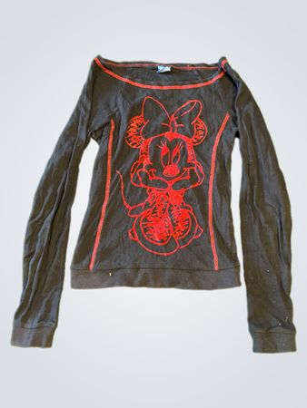 Disney Minnie Mouse Grafik-Langarmshirt