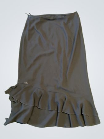 MER Black Ruffle Skirt