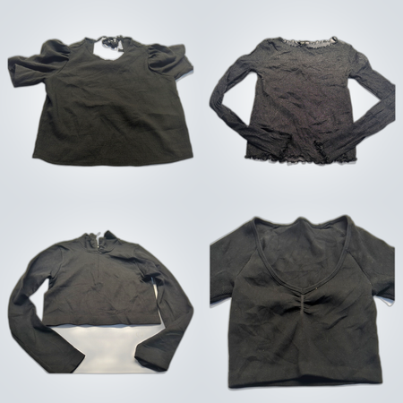 Y2K Blouses Long Sleeve