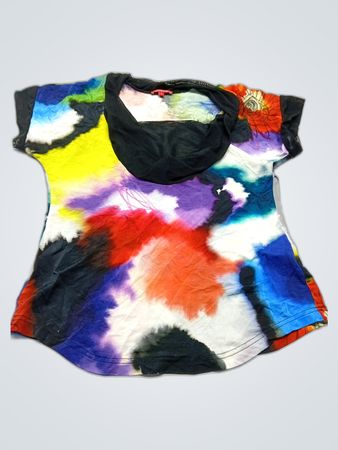 Tie Dye Short Sleeve Top