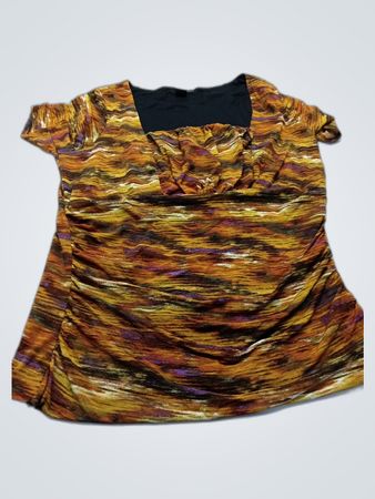 Style & Co Printed Blouse