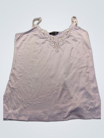 George Lace Trim Camisole Top