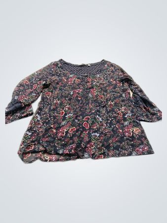 Blouse with Floral Pattern