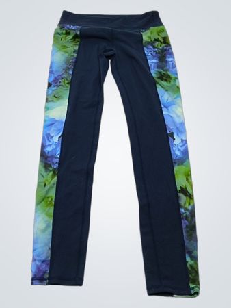 Athleta Floral Print High-Waisted Leggings