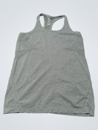 ATHLETIC WORKS DRI-MORE Gray Tank Top