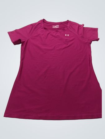 Under Armour Purple Fitted HeatGear T-Shirt