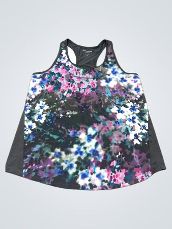 Joe Fresh Active Floral Racerback Tank Top
