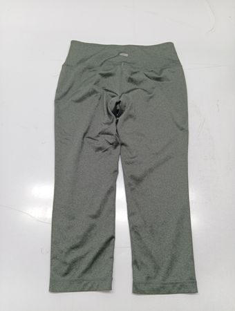 Athletic Works Grey Fitted Capri Pants