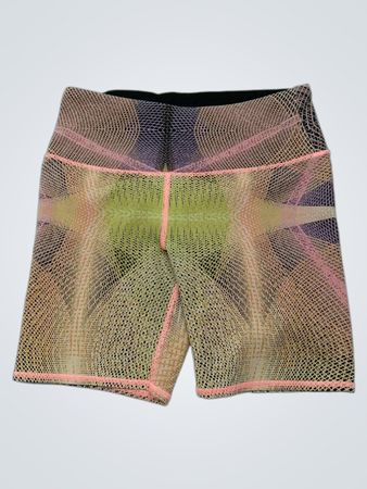 VSX Multicolor Abstract Print Bike Shorts
