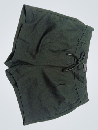 ONLY Green Drawstring Shorts