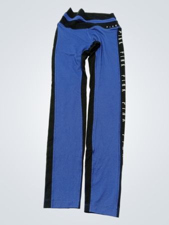 PINK Victoria's Secret Blue Logo Leggings