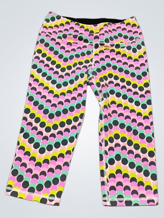 Victoria's Secret VSX Multicolor Printed Capri Leggings