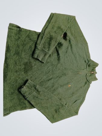 Polo Ralph Lauren Green Zip-Up Sweatshirt