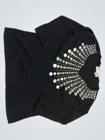 Black Embellished Top