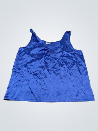 Blue Acetate Tank Top