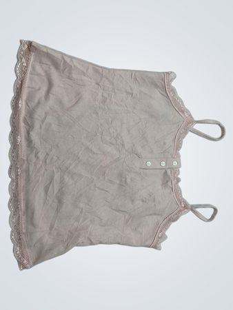 Pink Lace Trim Camisole