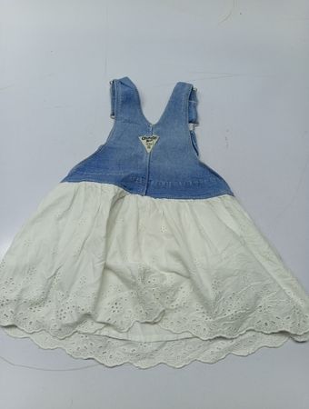OshKosh Denim and White Dress